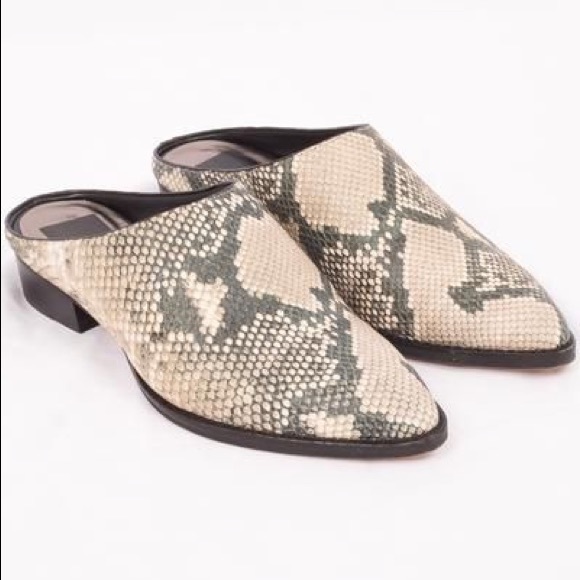 dolce vita snake mule